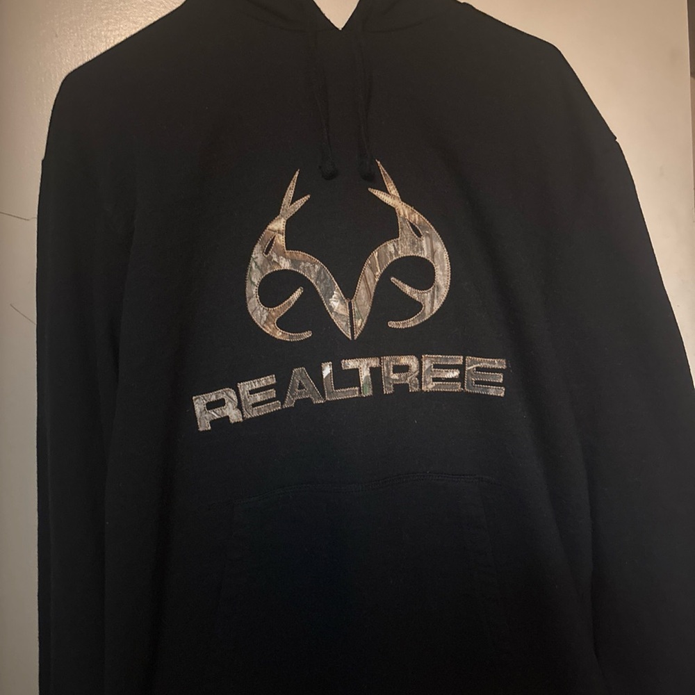 Realtree Black and Tan Logo Hoodie